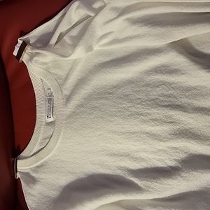 7th Avenue New York & Companyslit shoulder sweater top with gold accents size xl